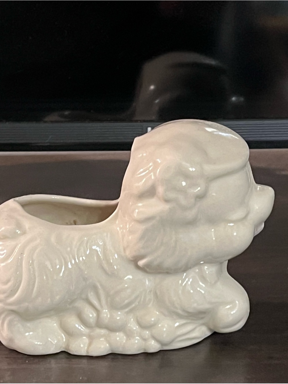 Ceramic Puppy Dog Planter